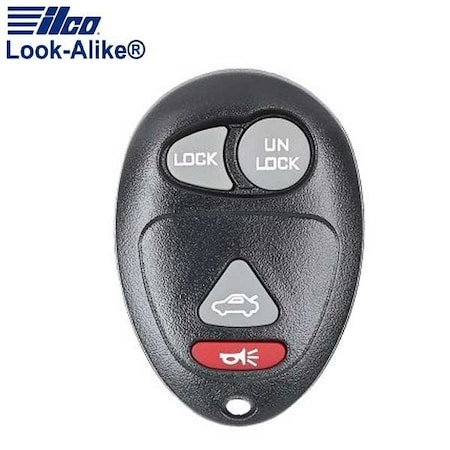 Ilco :LAL RKE-GM-4B8 GENERAL MOTORS 4 BUTTON REMOTE KEYLESS ENTRY ILCO-AX00011780